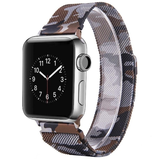 Apple Watch 4 (40) rannekoru Milanese Camo - ruskea