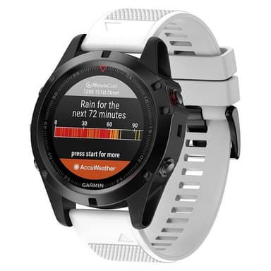 Sport Rannekoru Garmin Fenix 3 / 5X / 5X Plus - valkoinen