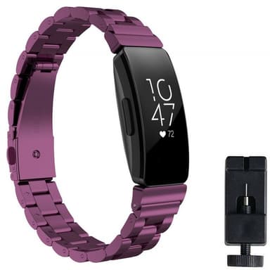 Rannekoru ruostumatonta terästä FITBIT Inspire / Inspire HR - Violet
