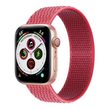 Apple Watch 5 (40 mm) nylonrannekoru - Hibiskus