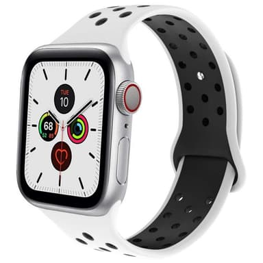 EBN Sport rannekoru Apple Watch 5 (40mm) - valkoinen / musta
