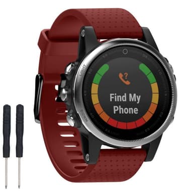 Sport Rannekoru Garmin Fenix 5S - punainen