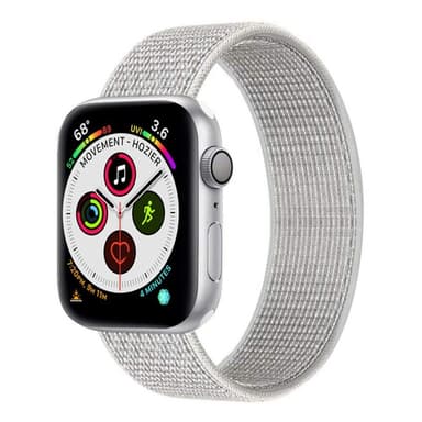 Apple Watch 5 (44 mm) nylonrannekoru - Summit White
