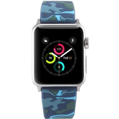 Apple Watch 42mm Camo Rannekoru - Sininen