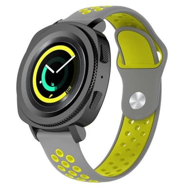 EBN Sport rannekoru Samsung Gear Sport - harmaa / keltainen