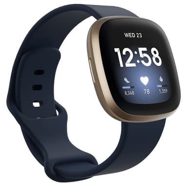Sport Rannekoru Fitbit Versa 3 - Tsininen