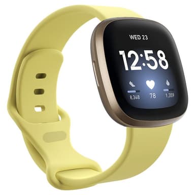 Sport Rannekoru Fitbit Versa 3 - Creamy Yellow