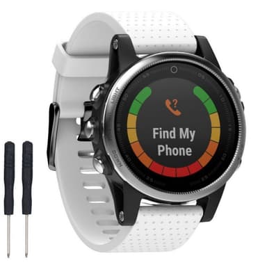Sport Rannekoru Garmin Fenix 5S - valkoinen