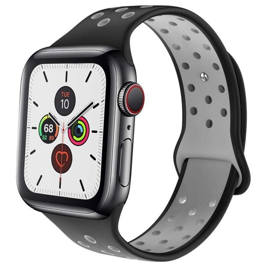 EBN Sport rannekoru Apple Watch 5 (44mm) - musta / harmaa