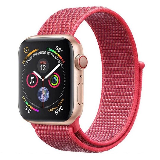 Apple Watch 4 (44 mm) nylonrannekoru - Hibiscus