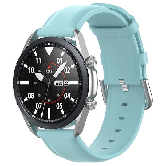 Nahkarannekoru Samsung Galaxy Watch 3 (45mm) - Vsininen