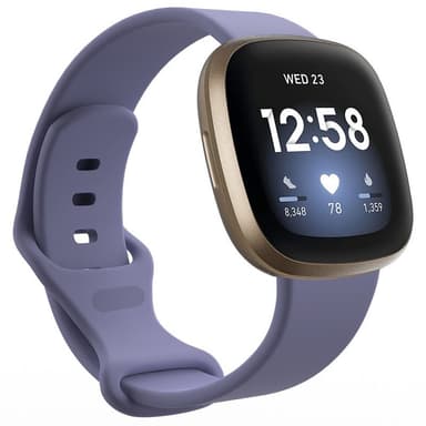 Sport Rannekoru Fitbit Versa 3 - Violetti