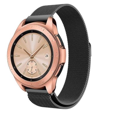 Milanese RSF-teräsrannekoru Samsung Galaxy Watch 42mm-musta