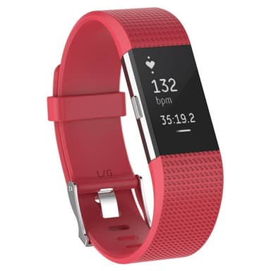 Sport Rannekoru Fitbit Charge 2 - tummanpunainen