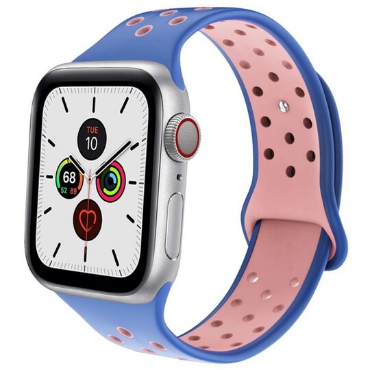 EBN Sport Rannekoru Apple Watch 5 (44mm) - sininen / Vpunainen