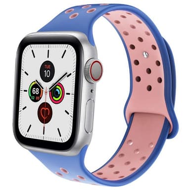 EBN Sport Rannekoru Apple Watch 5 (44mm) - sininen / Vpunainen
