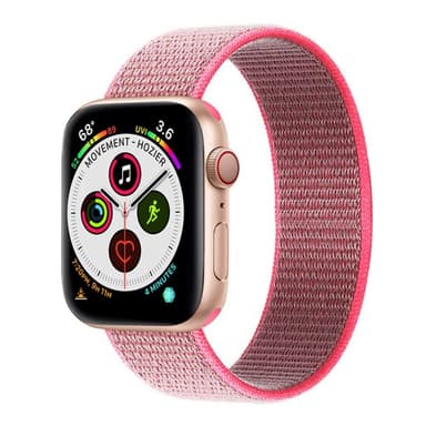 Apple Watch 5 (40 mm) nylonrannekoru - Hot Pink