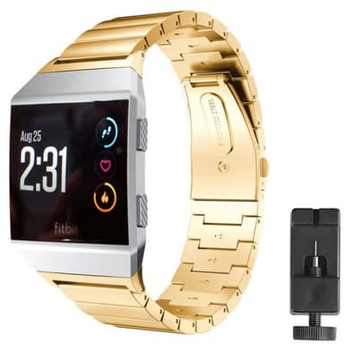 Rannekoru ruostumatonta terästä Fitbit Ionic - kulta