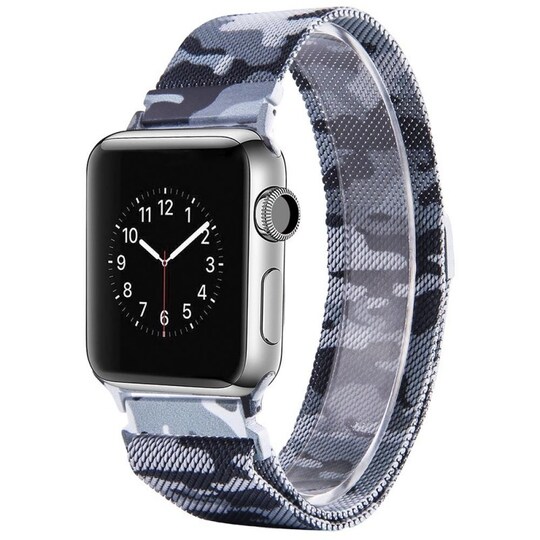 Apple Watch 4 (40) rannekoru Milanese Camo - harmaa