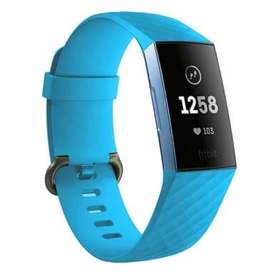Sport Rannekoru Fitbit Charge 3 - vaaleansininen