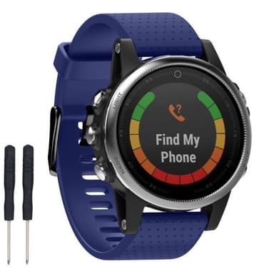 Sport Rannekoru Garmin Fenix 5S - sininen