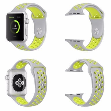 Apple Watch 38mm Sport rannekoru valkokeltainen