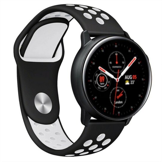 EBN-rannekoru Samsung Galaxy Watch Active 2 - musta / valkoinen