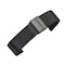 Fitbit Versa 3 / Sense rannekoru ruostumaton teräs Musta One size