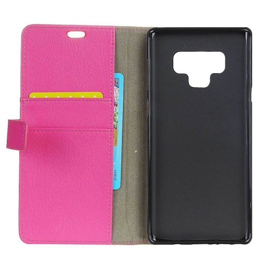Lompakkokotelo 2-kortti Samsung Galaxy Note 9 (SM-N960F)  - pinkki