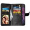 Lompakkotelo Flexi 9-kortti Motorola Moto X4 (XT1900)  - musta
