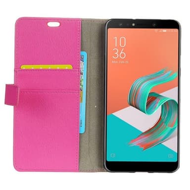 Lompakkokotelo 2-kortti Asus Zenfone 5 Lite (ZC600KL)  - pinkki