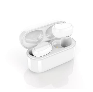 Langattomat kuulokkeet, joissa valkoinen Bluetooth