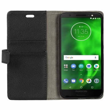 Lompakkokotelo 2-kortti Motorola Moto G6 (XT1925)  - musta