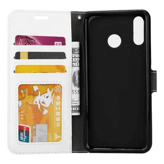 Lompakkokotelo 3-kortti Asus Zenfone 5 / 5Z (ZE620KL)  - valkoinen