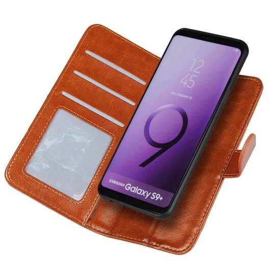 MOVE lompakkokotelo 2i1 Samsung Galaxy S9 Plus (SM-G965F)  - Vaaleanru
