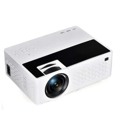 Hiljainen LCD-projektori 800x480P valkoinen