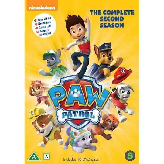 PAW PATROL S.2: VOL 1-10 COMPLETE BOX (DVD)