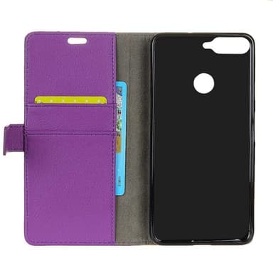 Lompakkokotelo 2-kortti Huawei Y6 2018 (ATU-L21)  - violetti