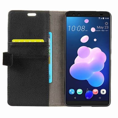 Lompakkokotelo 2-kortti HTC U12 Plus  - musta