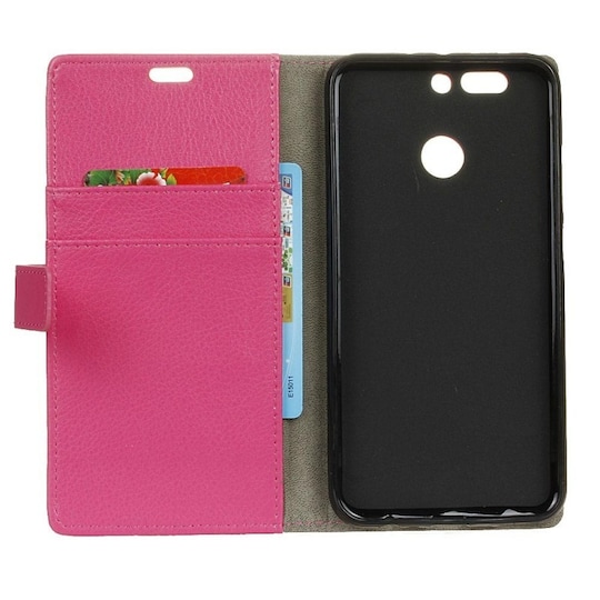 Lompakkokotelo 2-kortti HTC Desire 12 Plus  - pinkki