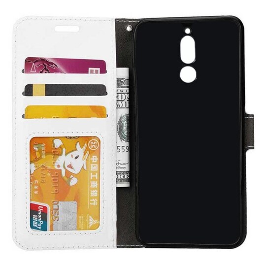 Lompakkokotelo 3-kortti Huawei Mate 10 Lite (RNE-L21)  - valkoinen