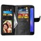 Lompakkotelo Flexi 9-kortti Asus Zenfone 3 Max (ZC553KL)  - musta