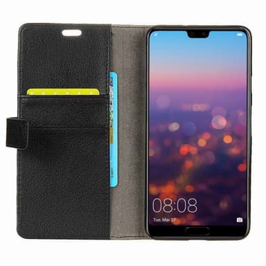 Lompakkokotelo 2-kortti Huawei P20 (EML-L29)  - musta