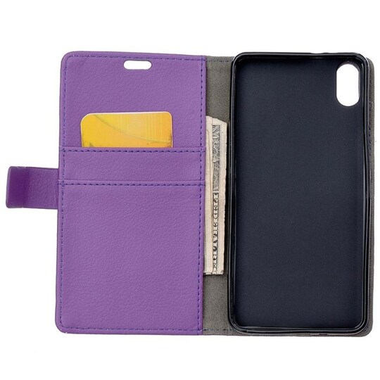Lompakkokotelo 2-kortti Apple iPhone XR (6.1 "")  - violetti