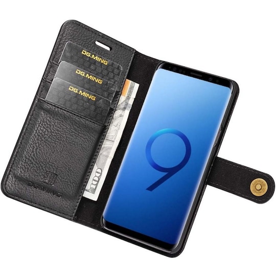 Lompakkokotelo DG-Ming 2i1 Samsung Galaxy S9 Plus (SM-G965F)  - musta