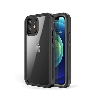 Iskunkestävä suojakuori iPhone 12 Mini Transparentille