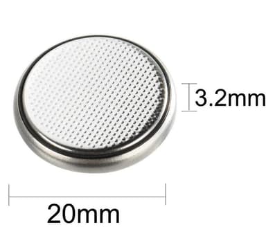 PKCELL-nappiparisto CR2032 lithium 3V 5-pack