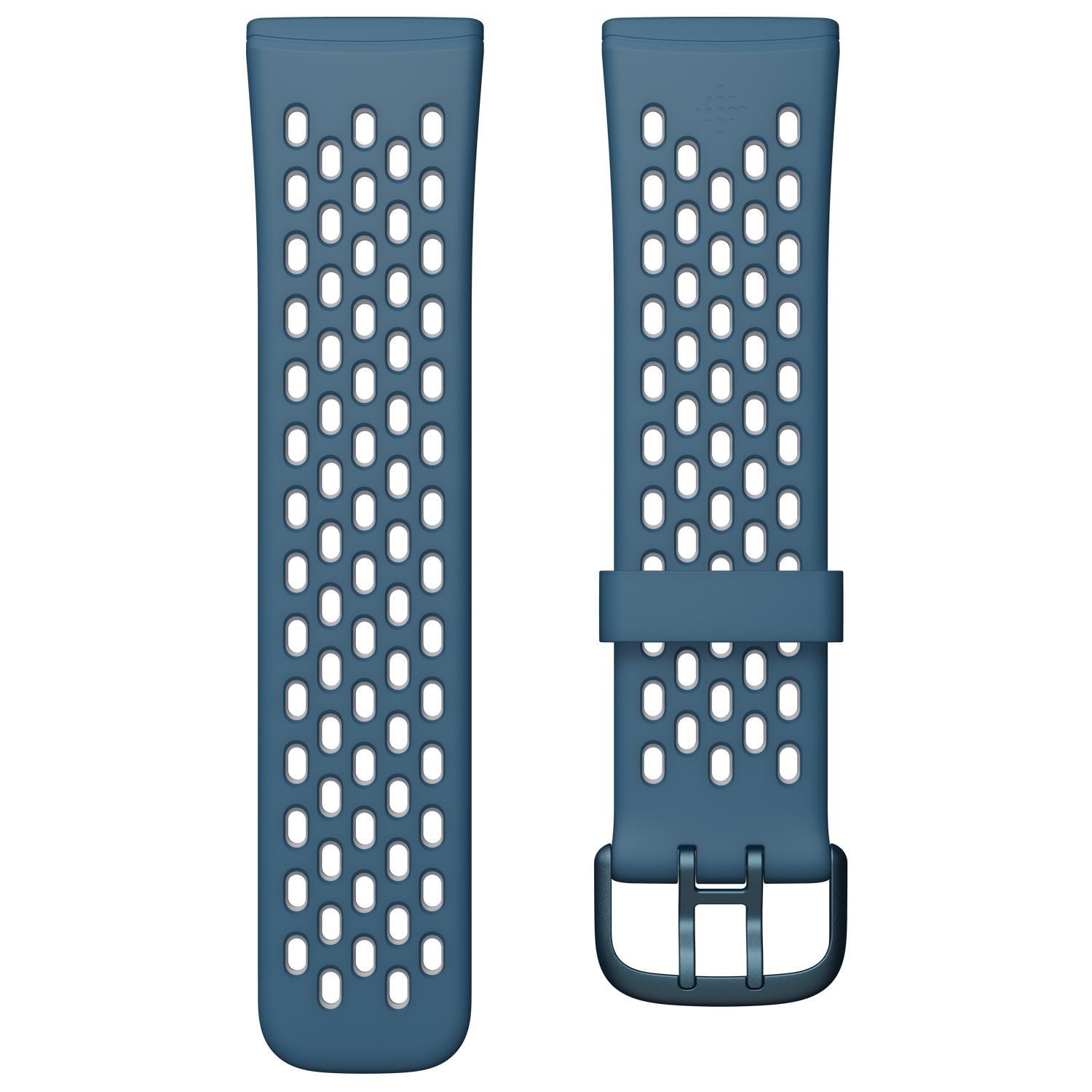 Versa 3 / Sense Sport Band Sapphire / F.Grey (L)