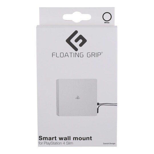 Floating Grip PS4 Slim seinäkiinnike (valkoinen)