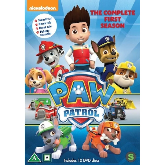 PAW PATROL S.1: VOL 1-10 COMPLETE BOX (DVD)